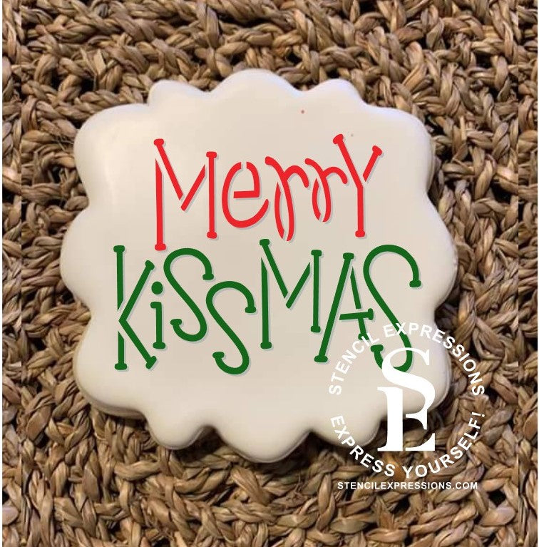 Merry KissMas Sentiment Digital Design *