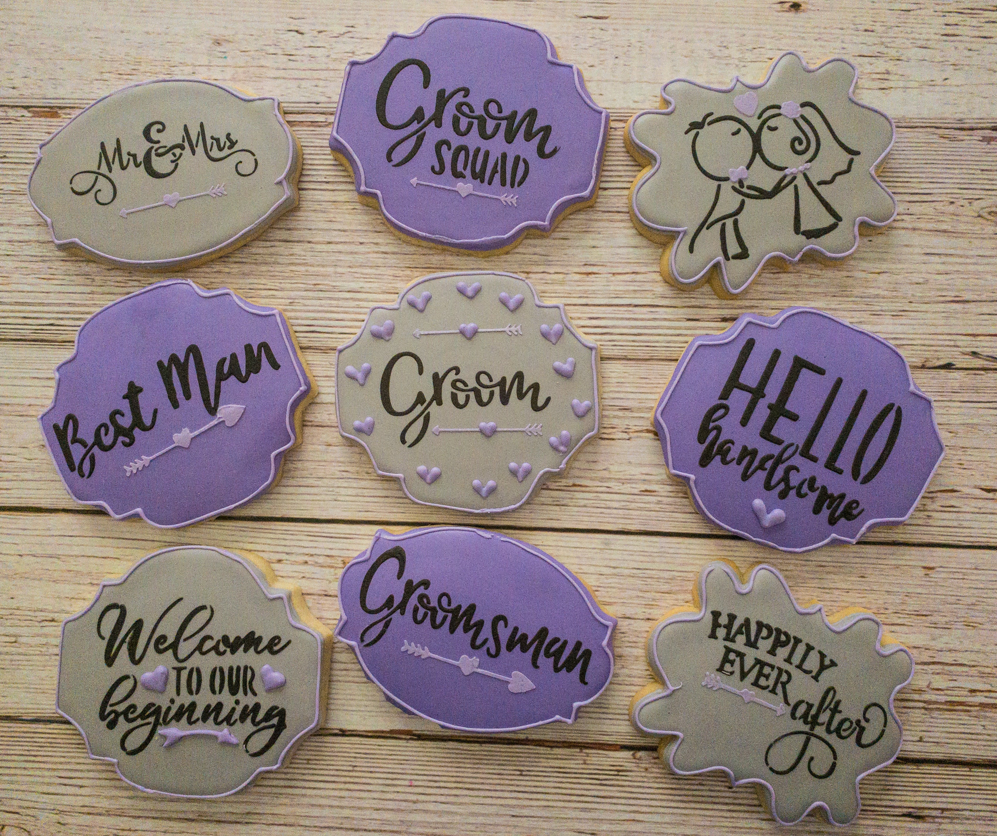Wedding Party Names #2 - Groom Squad, Groom, Best Man, Groomsman Sentiments  Digital Designs