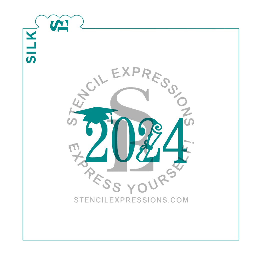 2023 0r 2024 Grad Cap & Scroll SILKSCREEN Digital Design*