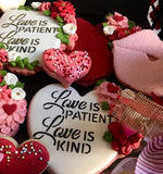 Love Is Patient, Love Is Kind Digital Design Cookie Stencil Sweet Keeks Splendid Sweets
