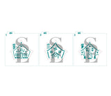 Gingerbread Houses - 3 Styles Digital Design