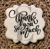 Thank You So Much Hand Lettered Sentiment Digital Design