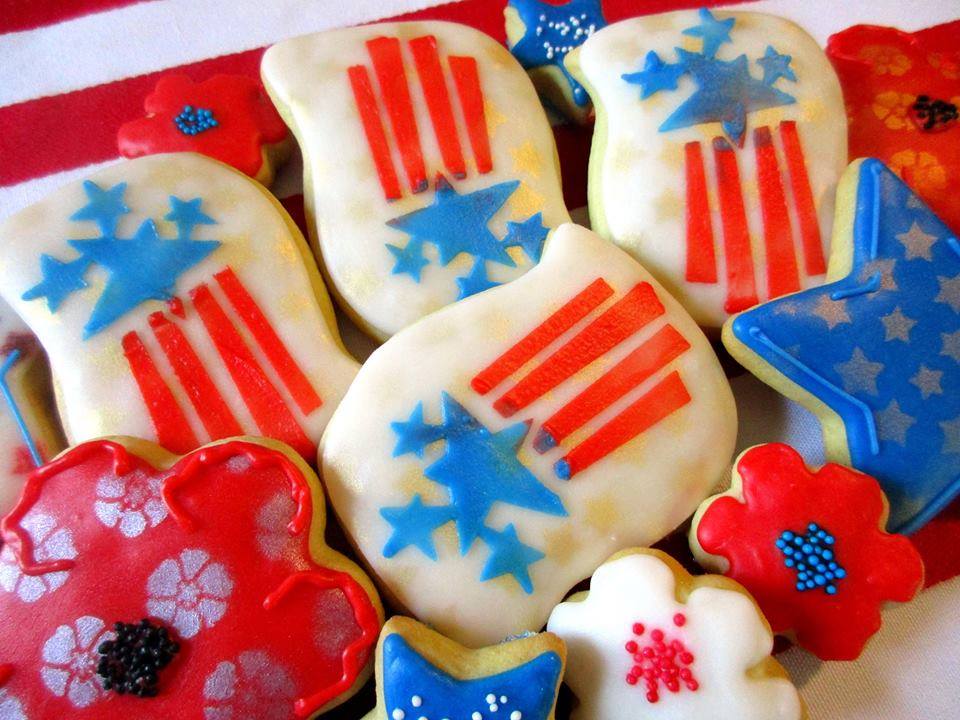American Flag Abstract Digital Design Cookie Stencil The Cookie Cutters