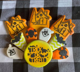 Haunted House PYO Digital Design Platter Wish Upon A Cookie TX