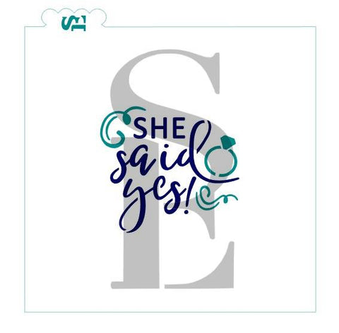 She Said Yes! #2, Single and Layered Digital Design