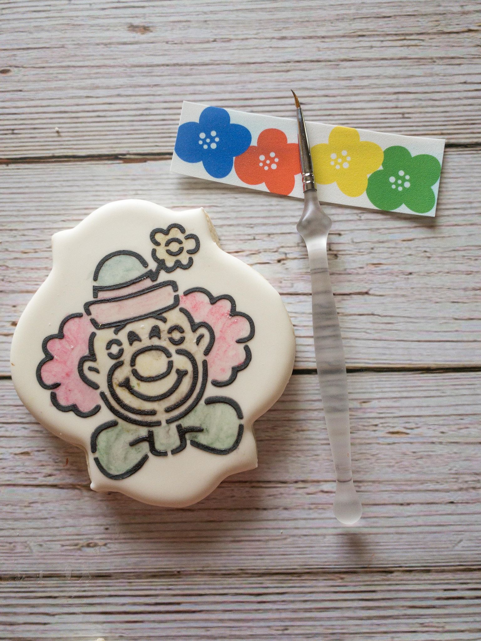 Circus Clown, Lion, Elephant PYO Bundle Digital Design cookie stencils Cookies from Wish Upon A Cookie TX
