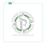 Holly Berries, Mistletoe and Pine Needles Wreath, Layered Set of 3 Digital SVG Design Download *