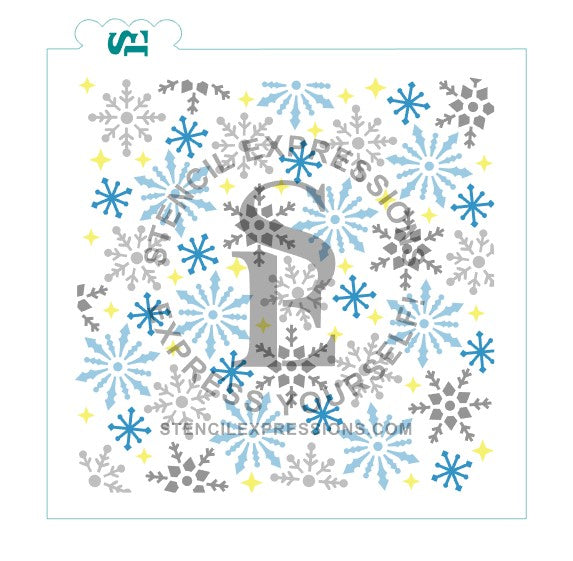 Snowflake #2 Background Digital Design *