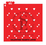 Gnomes Background Valentine's Day ADD-ON Layer Digital Stencil Design *
