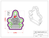 King of the Grill #2 Mini Sentiment Digital Design