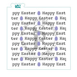 Happy Easter Typewriter Layered Background Digital Design *