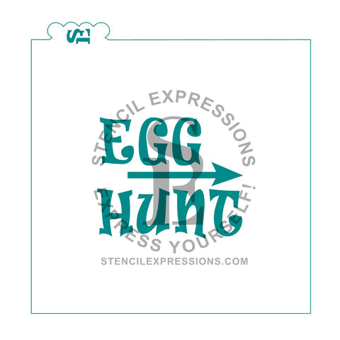 Egg Hunt Sentiment Digital Design *
