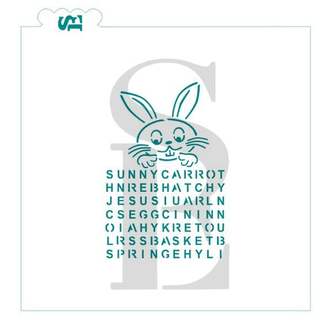 Easter Word Search w/ Bonus Mini and Bag Topper & Answer Key Digital Design Cookie Stencil
