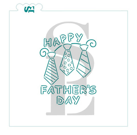 Father's Day Ties PYO Stencil Digital Design