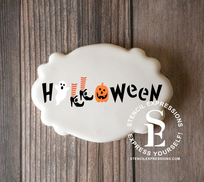 Halloween Sentiment Layered Digital Design *