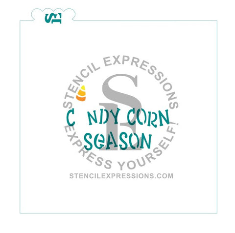 Candy Corn Season Sentiment Layered All-On-One Digital Design *