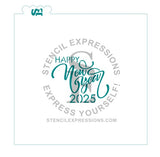 Happy New Year #2  Greeting with 2022-2025 Dates Digital Design