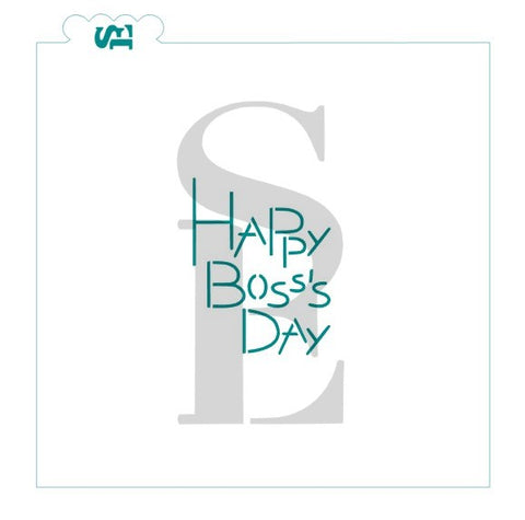 Happy Boss's Day #1 Digital Download Cookie Stencil
