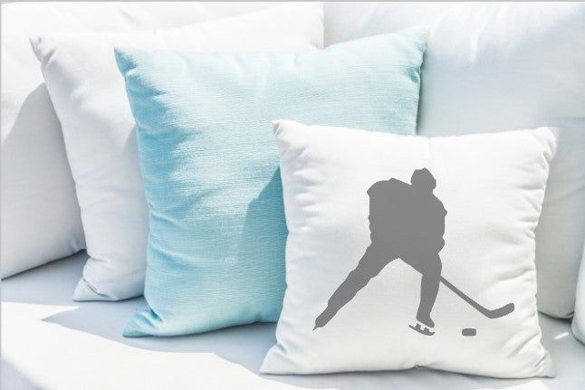 Hockey Player with Puck Digital Design *