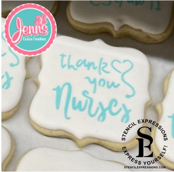 Thank You Nurses Sentiment Digital Design*