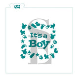It's a Boy and It's a Girl Baby Digital Design