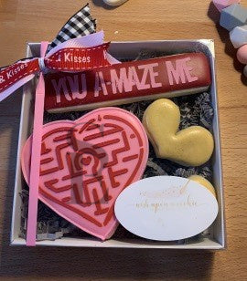 You A-Maze Me Heart-Shaped Puzzle Digital Download Cookie Stencil Wish Upon A Cookie TX