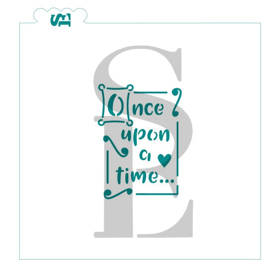 Once Upon A Time Digital Design Cookie Stencil