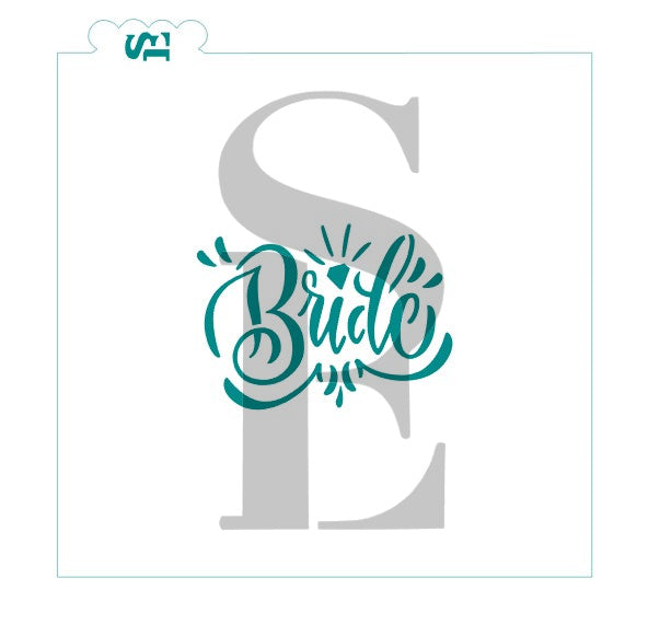 Wedding Party Names - Bride Bridesmaid Maid Matron of Honor Flower Girl Digital Designs cookie Stencils
