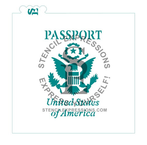 United States of America Passport Digital Design *