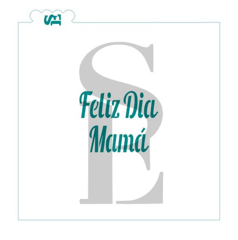 Feliz Dia Mama Spanish Happy Mother's Day Stencil
