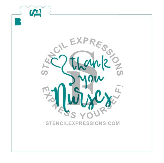 Thank You Nurses Sentiment Digital Design