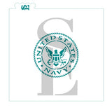 Navy Seal Logo Digital Design Cookie Stencil