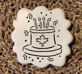 Canada Day PYO Birthday Celebration Cake Digital Design
