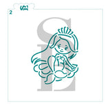 Mermaid #1 & #2 PYO Bundle Digital Download Cookie Stencil