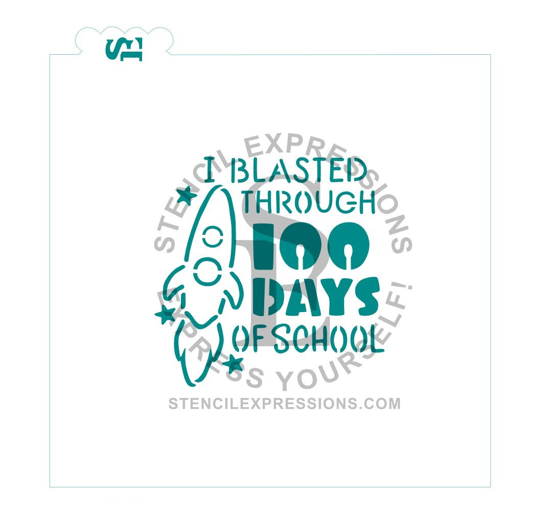 100 Days of School PYO Bundle Digital Stencil Download