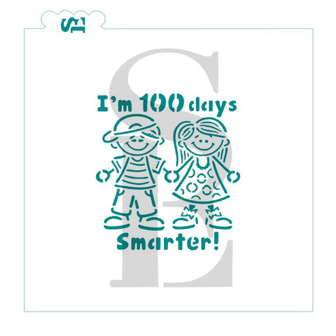 100 Days - I'm 100 Days Smarter Girl and Boy PYO Digital Design *