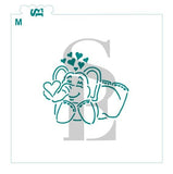 PYO Elephant Daydreaming Of Love, I Love You Tons and Never Forget I LOVE YOU Bundle Digital Design Cookie Stencils