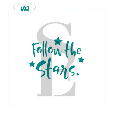 Follow the Stars Cookie Stencil