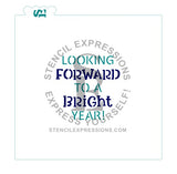 Looking Forward To A Bright Year! Sentiment, Single and Layered Digital Designs *