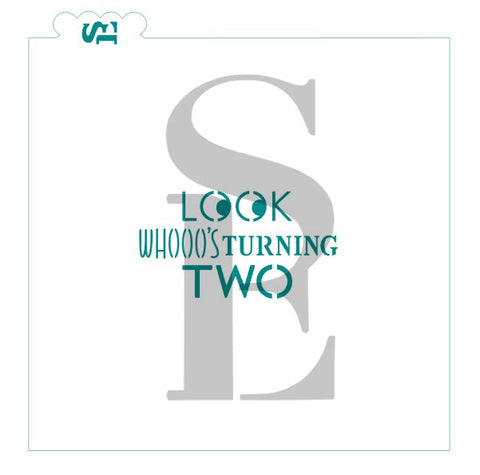 Look Whooo's Turning Two Sentiment Digital Design