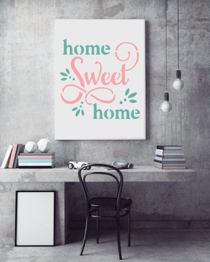 Home Sweet Home Sentiment #3, Single or Layered Digital Design