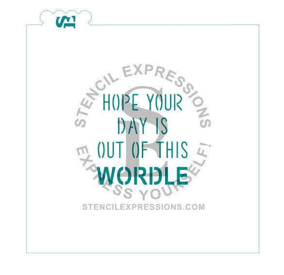 Hope Your Day Is Out Of This WORDLE Sentiment SVG Digital Design Download *