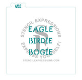 Golf Terms Sentiments Set of 2 Digital Designs * Eagle Birdie Bogie Hole In One