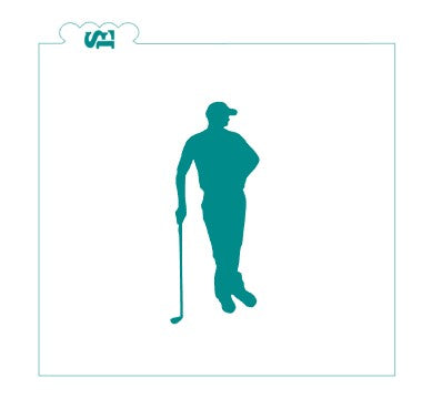 Golfer Silhouettes, Male and Female, Golf Car anf Golf Clubs Bundle Digital Design