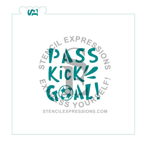 PASS KicK GOAL! Soccer Sentiment Digital Design