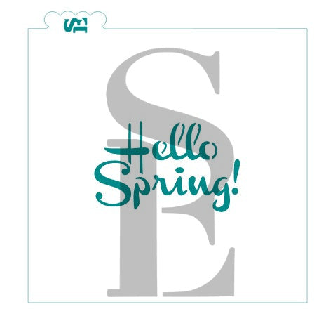 Hello Spring Sentiment #1 Digital Design