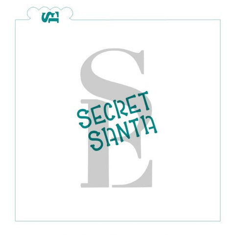 Secret Santa Sentiment Digital Design