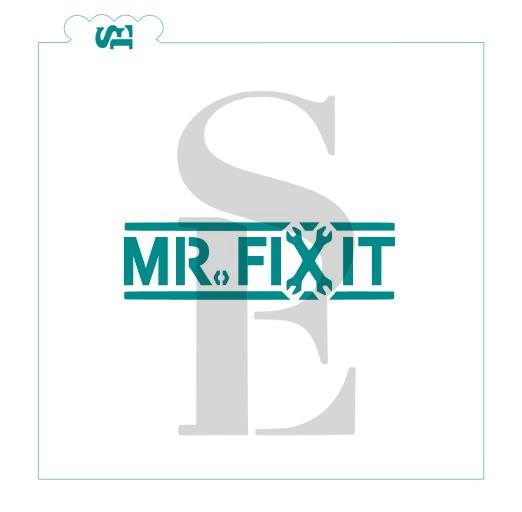 Mr. Fix-It Stencil Digital Design