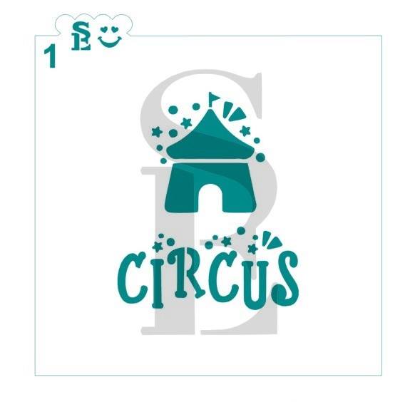 Circus Icons #1-4 Stencil Bundle Digital Design