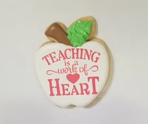 Teaching Is A Work Of Heart Digital Design Flour Box Bakery